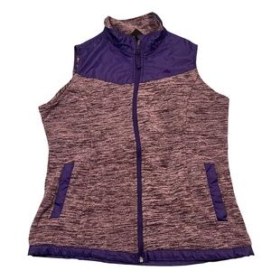 Snozu Women Medium Purple Zipper‎ Vest Warm Layer Outdoor Hiking Skiing
